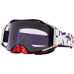 Oakley Airbrake Troy Lee Designs Goggles - Prizm MX Low Light Lens (White/Blue Stars)