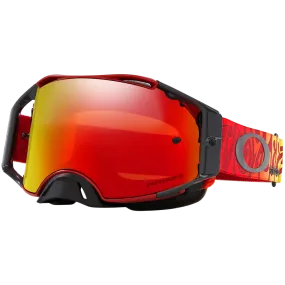Oakley Airbrake Troy Lee Designs Trippy Goggles - Prizm MX Torch Iridium Lens (Red)