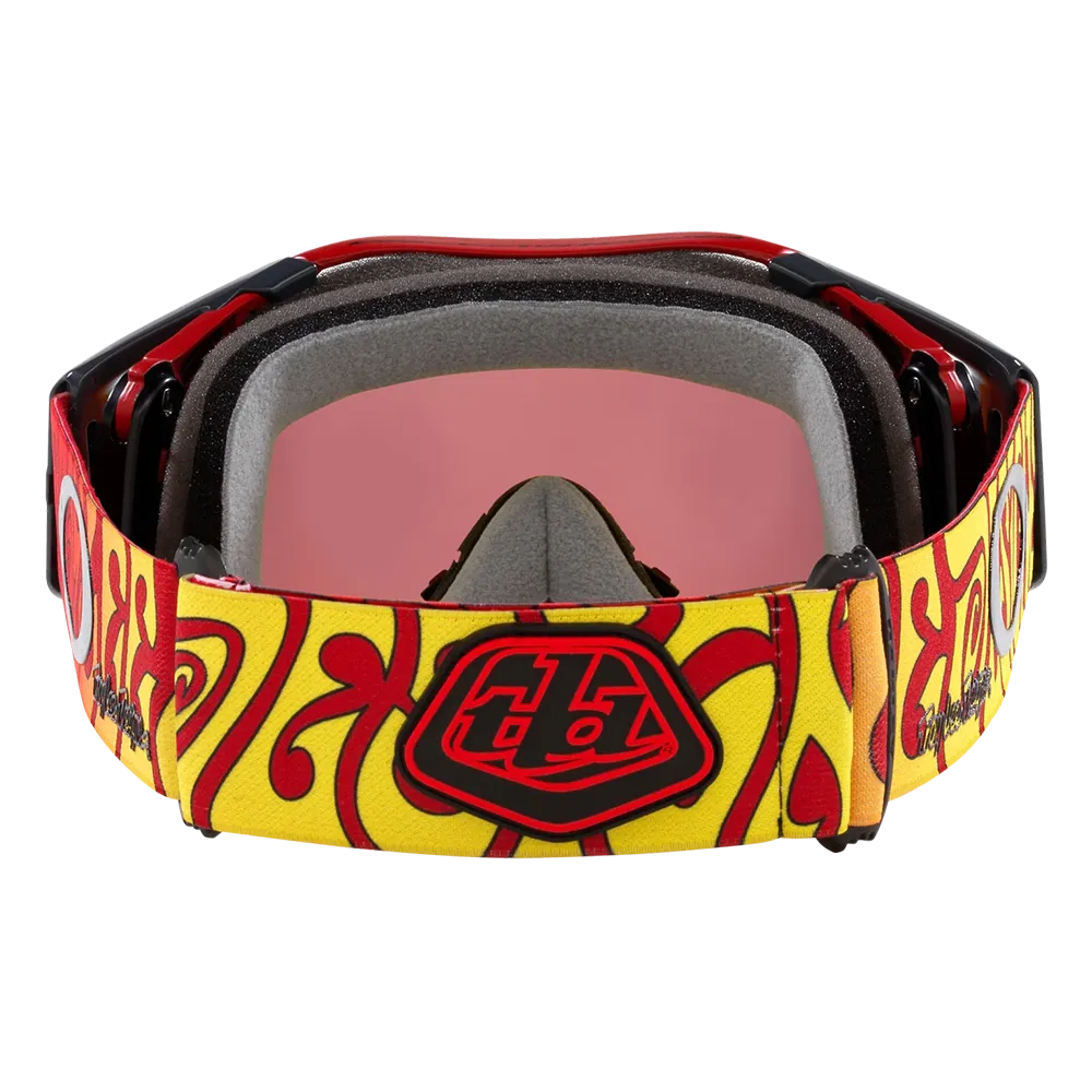 Oakley Airbrake Troy Lee Designs Trippy Goggles - Prizm MX Torch Iridium Lens (Red)