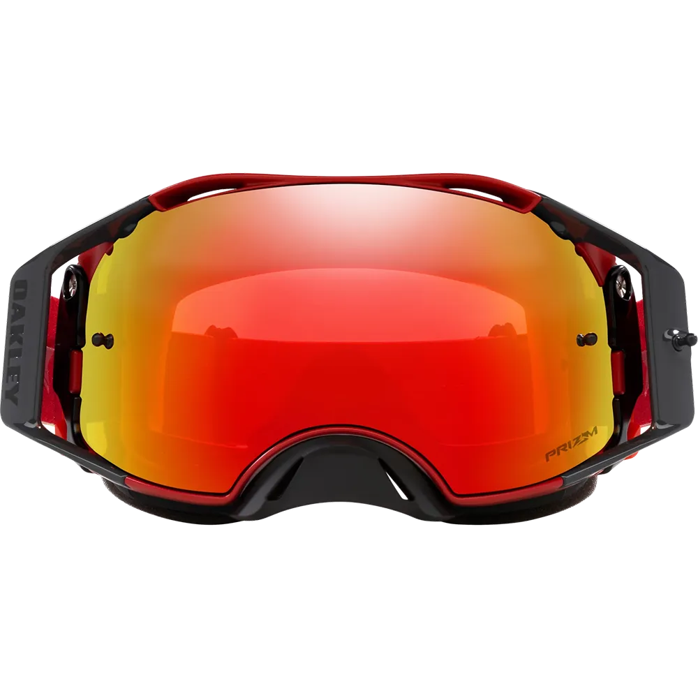 Oakley Airbrake Troy Lee Designs Trippy Goggles - Prizm MX Torch Iridium Lens (Red)