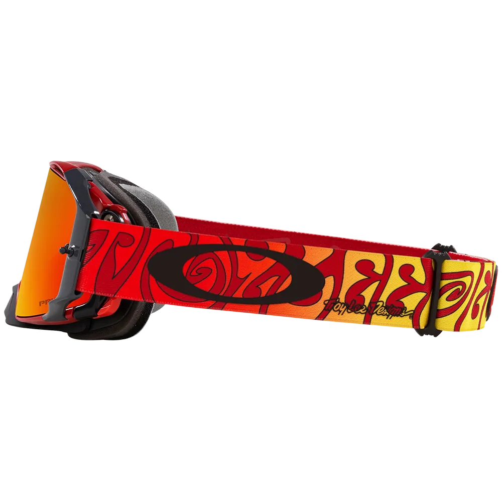 Oakley Airbrake Troy Lee Designs Trippy Goggles - Prizm MX Torch Iridium Lens (Red)