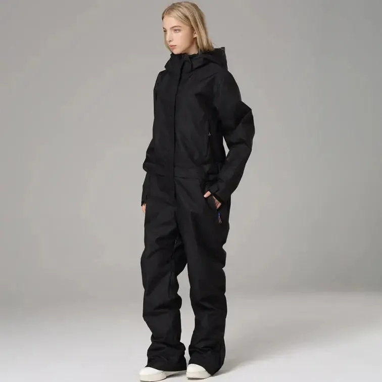 One Piece Couple Snowsuits Onesie Ski Jumpsuits