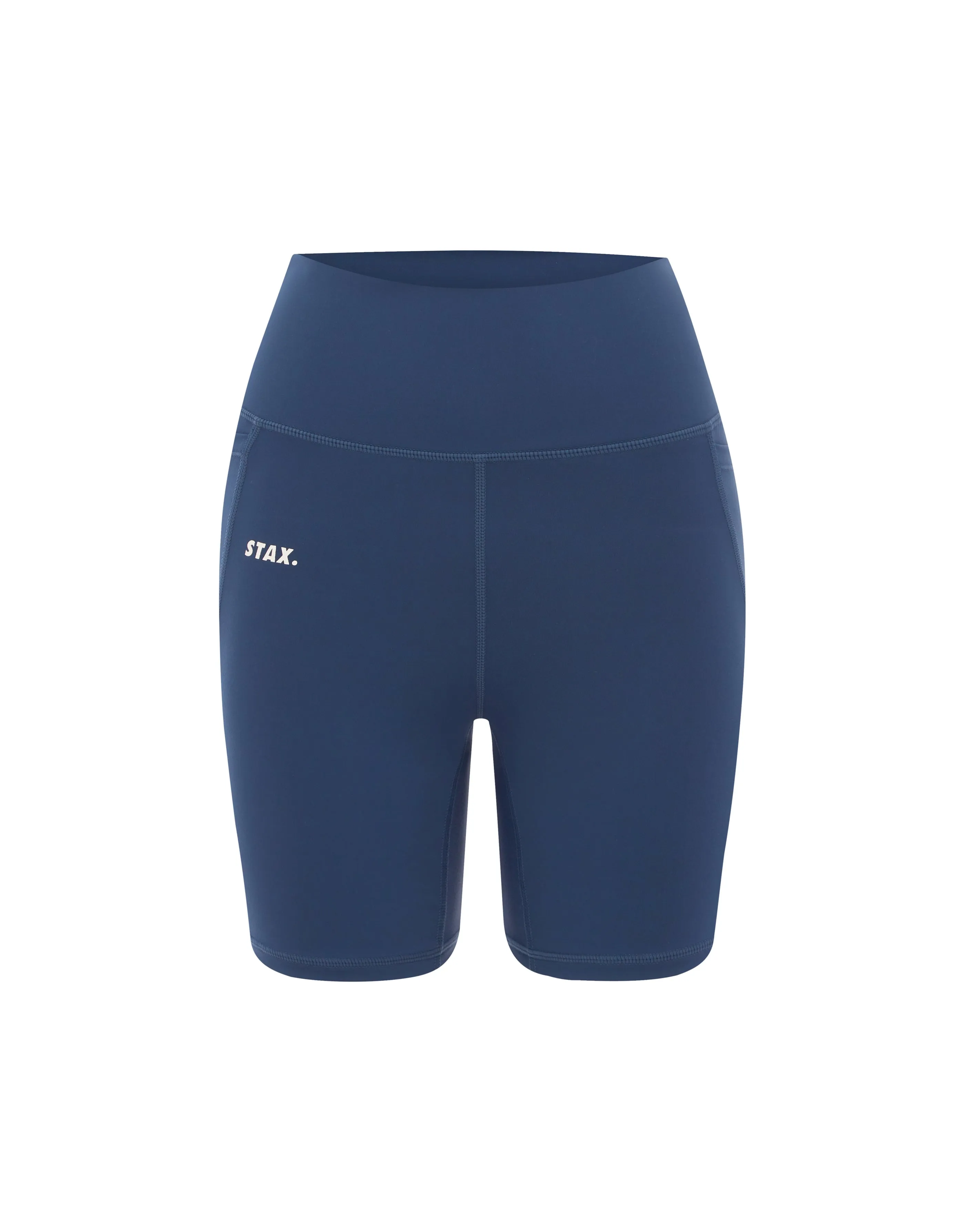 Phone Pocket Midi Bike Shorts NANDEX ™ - Navy