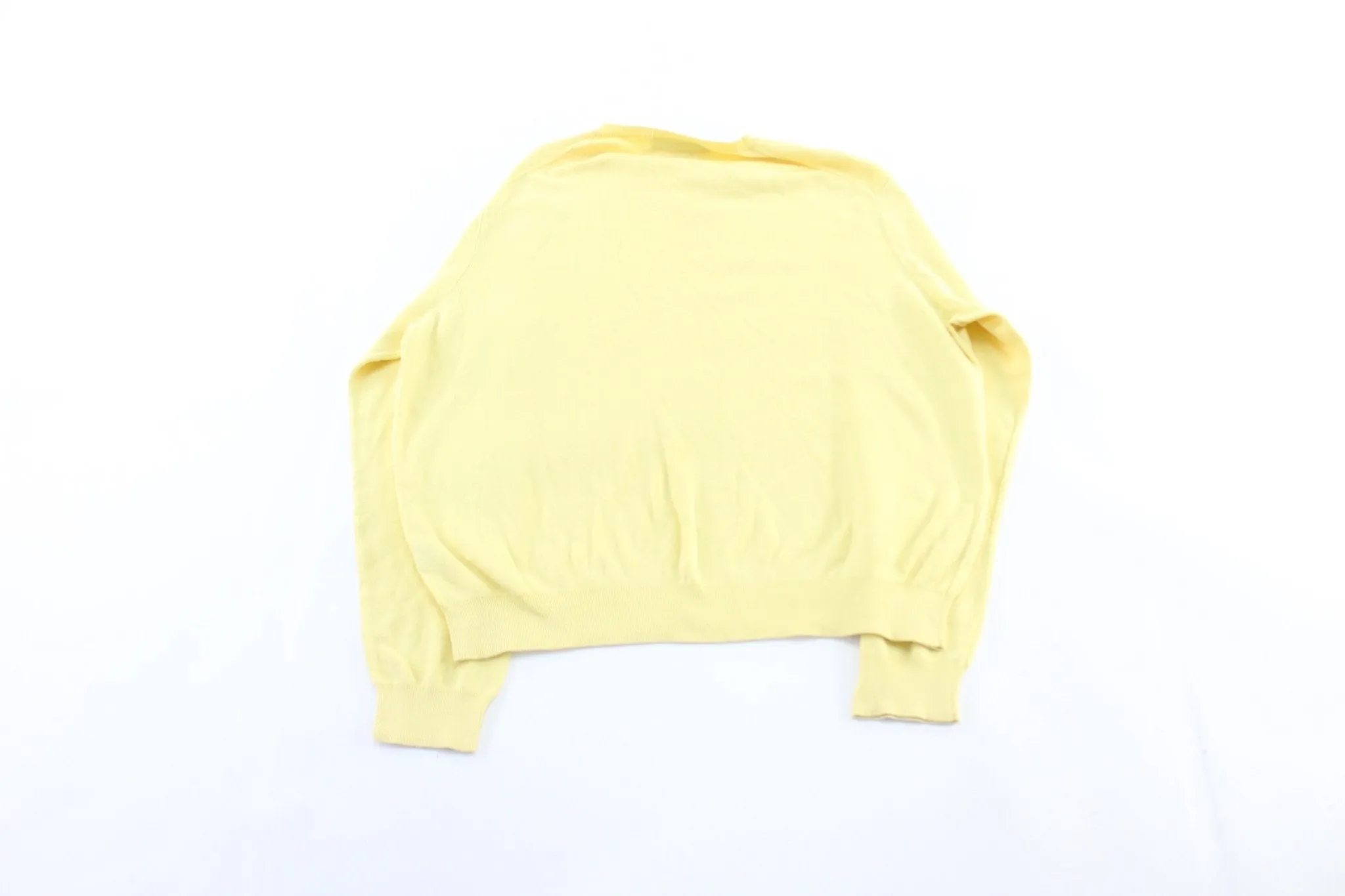 Polo by Ralph Lauren Embroidered Logo Yellow Sweater