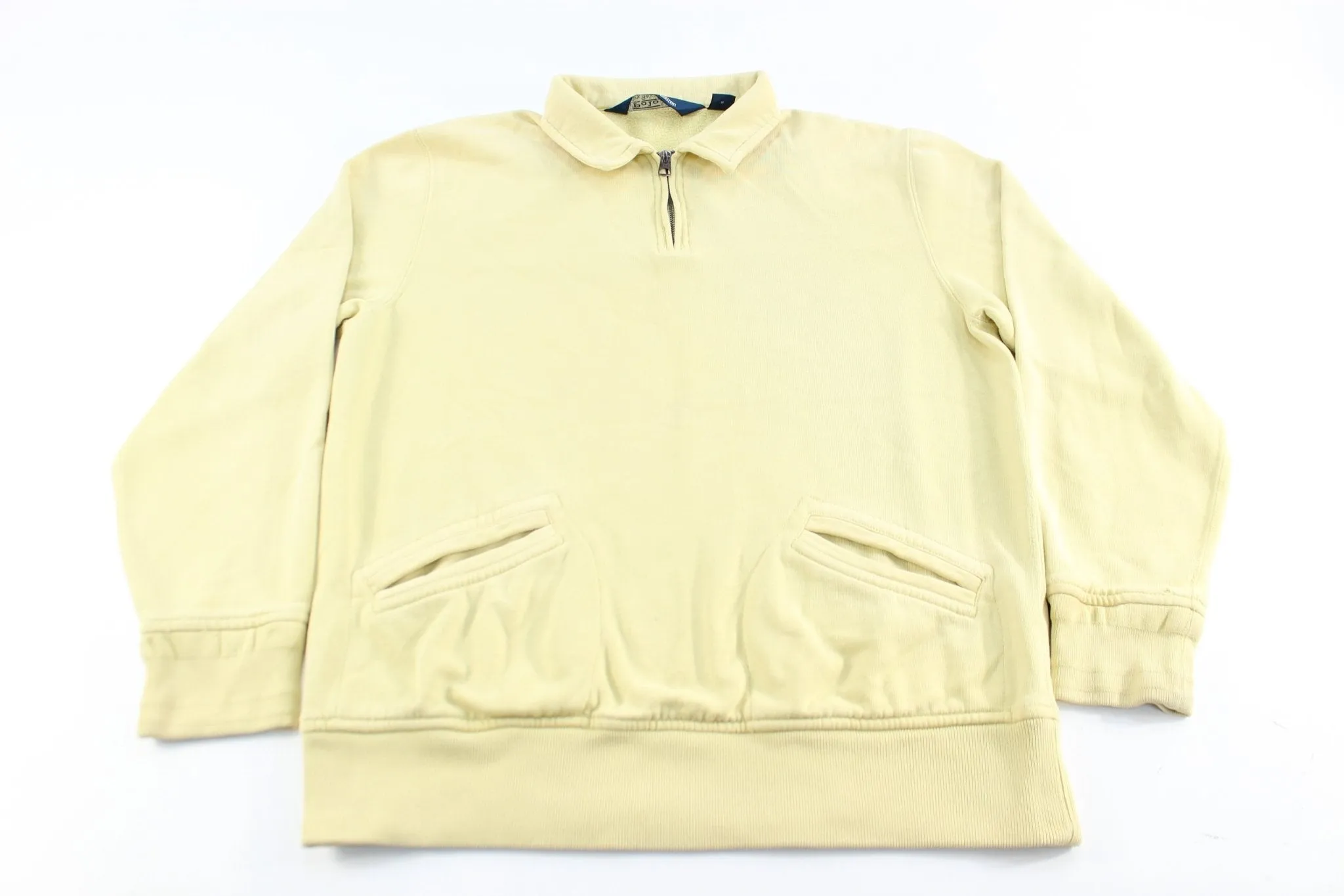 Polo by Ralph Lauren Light Yellow Zip Up Sweater
