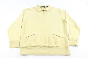 Polo by Ralph Lauren Light Yellow Zip Up Sweater