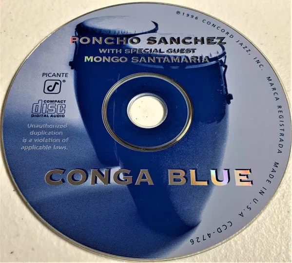 Poncho Sanchez - Conga Blue (CD, Album) (NM or M-)