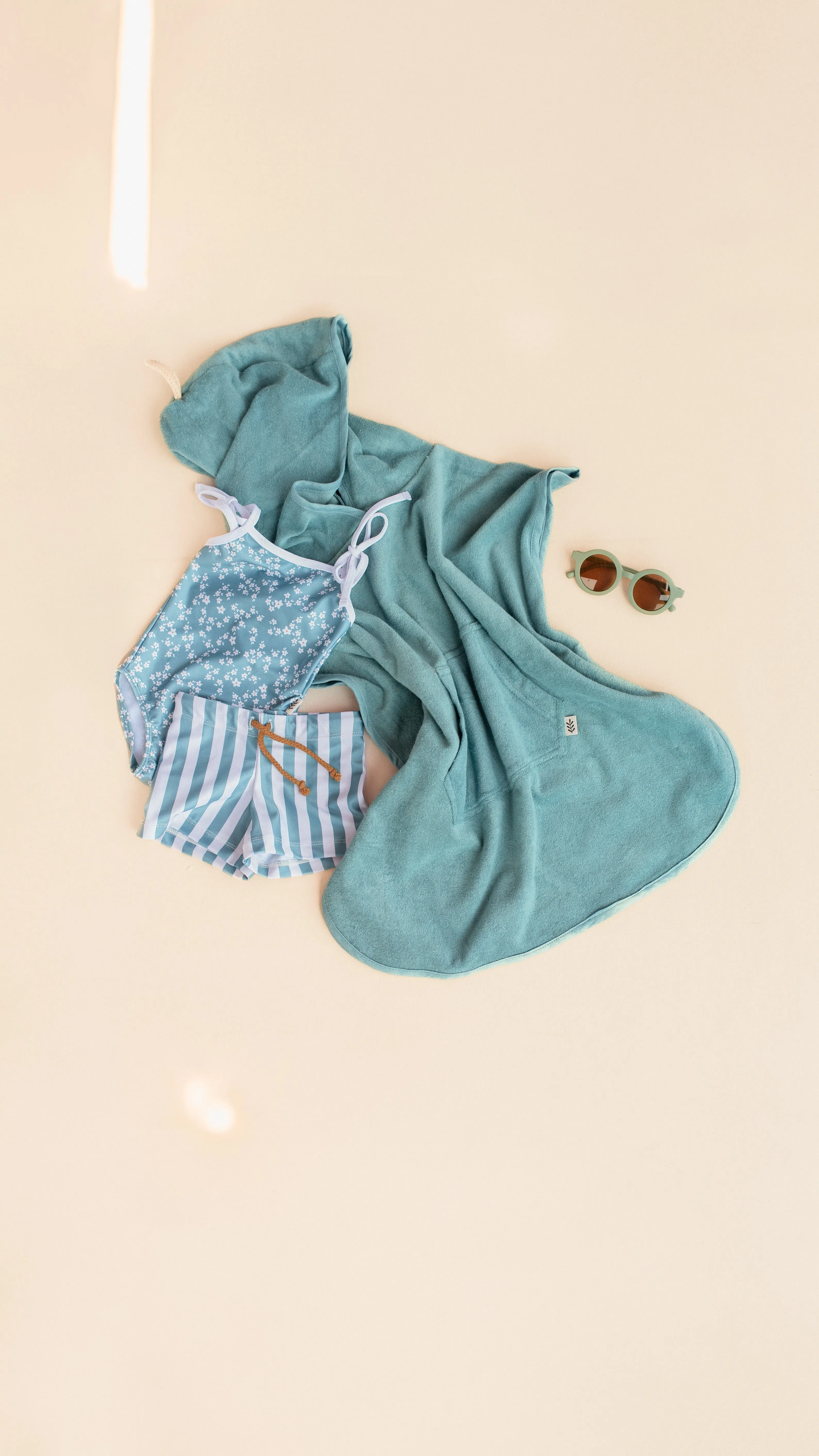 Poncho Towel - Dusty Blue