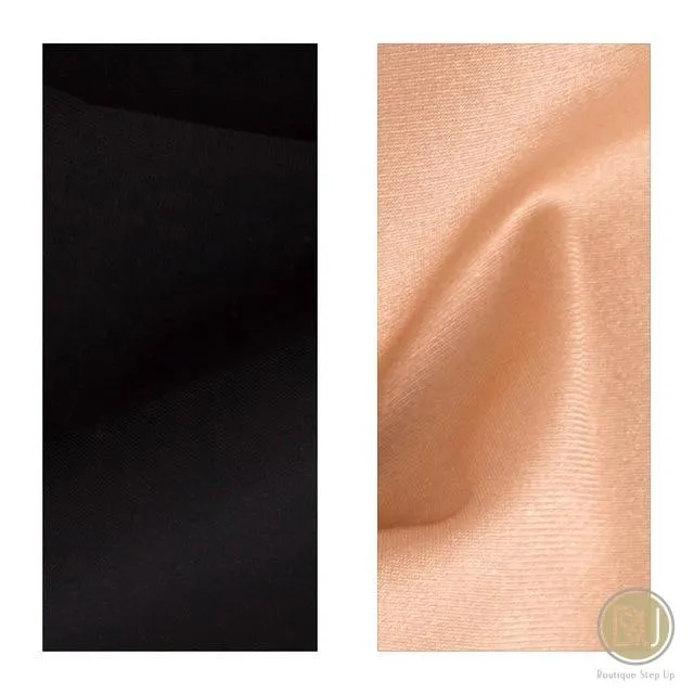 Practice Figure Skating Dress Black & Pink Long Sleeves 10   Colors