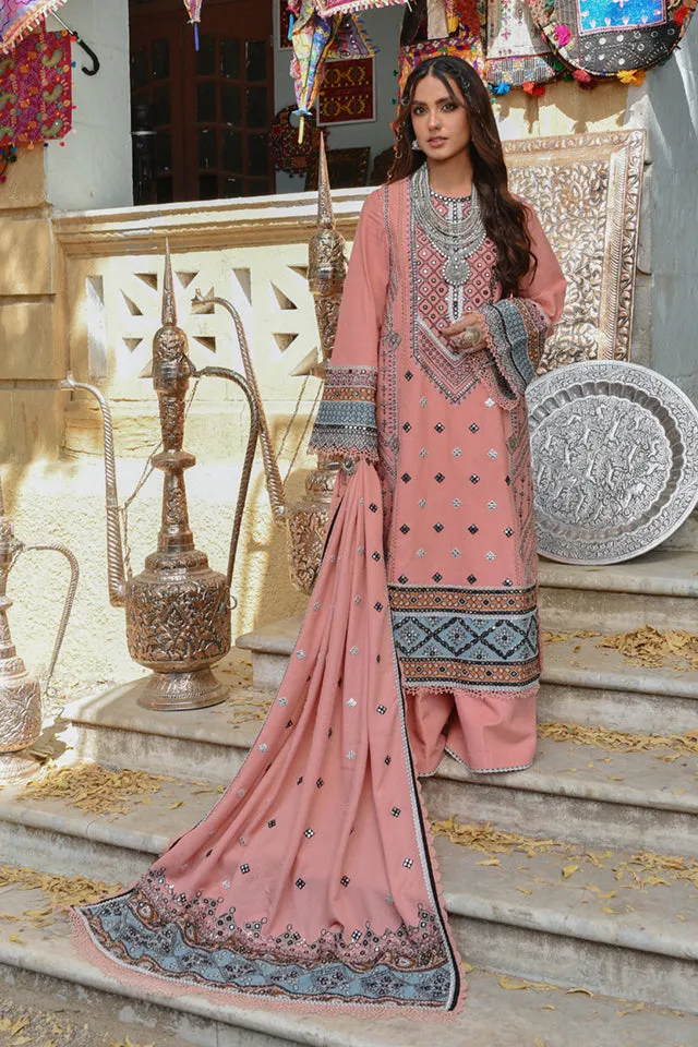 Qalamkar Sayonee Luxury Winter Collection (with Shawl) – K-09  SYRA