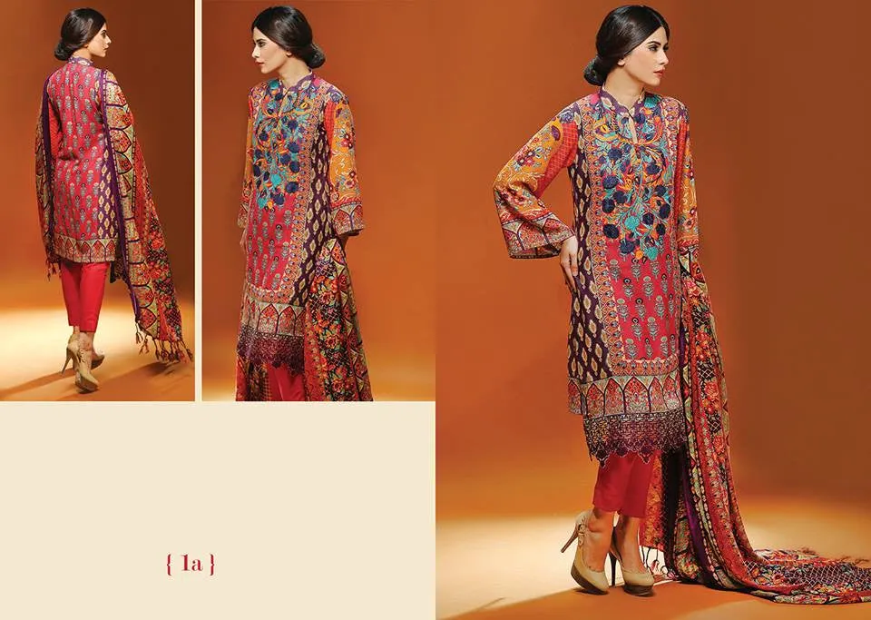 RajBari Silk Karandi Winter Collection 2015 - 1A
