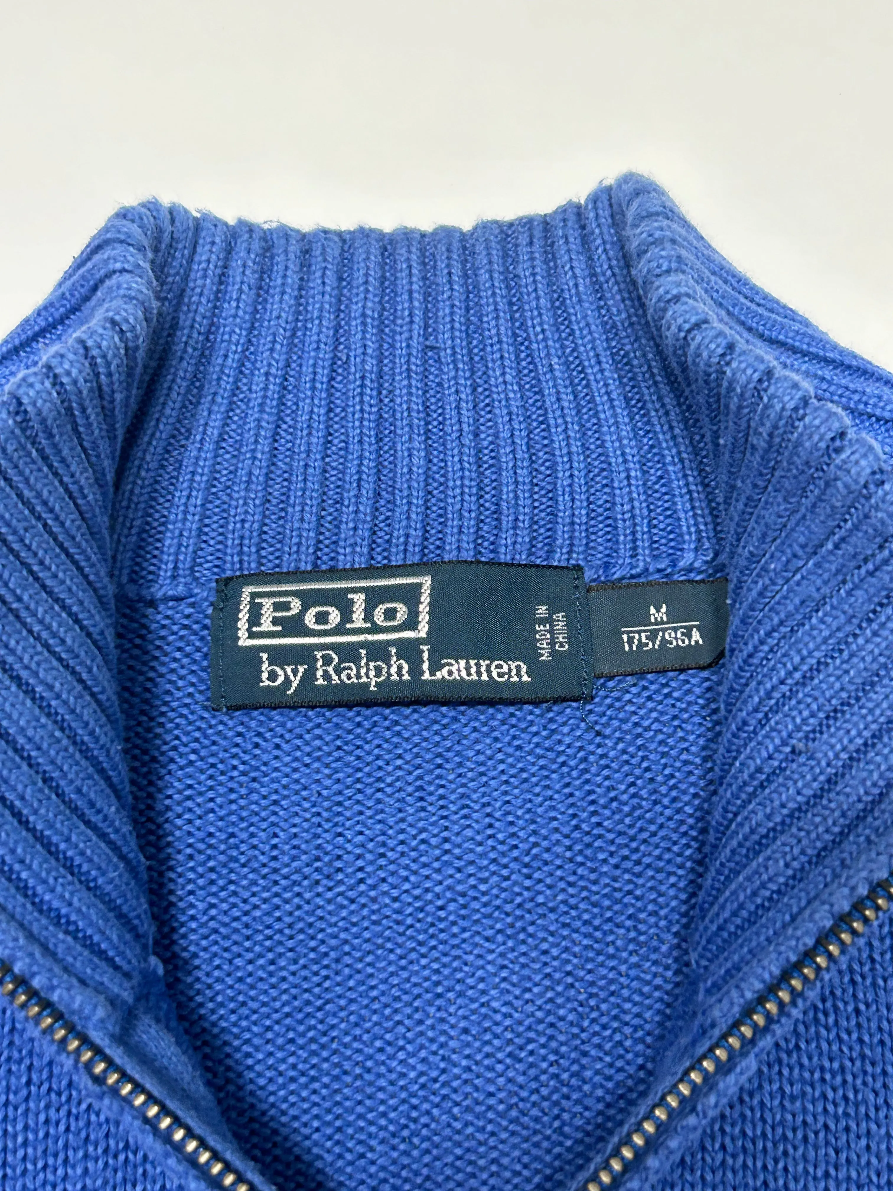 Ralph Lauren quarter zip knit sweater (M)