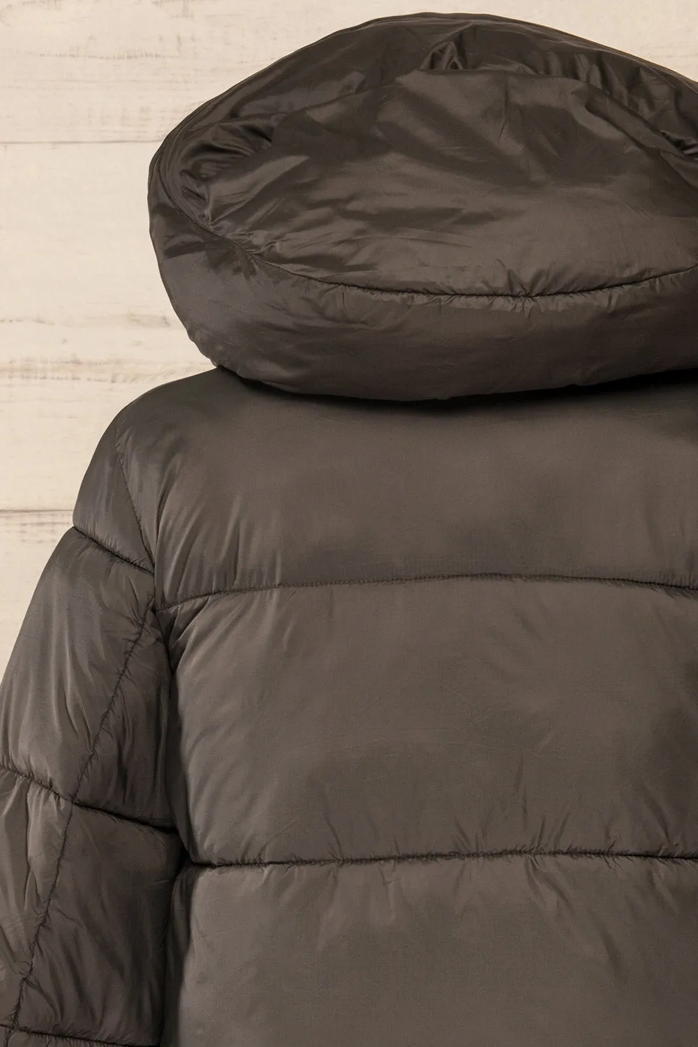 Rasdale Charcoal | Short Puffer Coat
