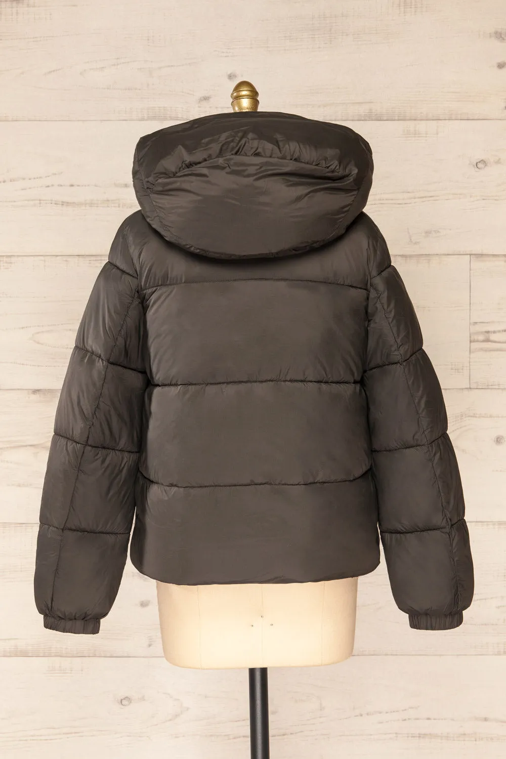 Rasdale Charcoal | Short Puffer Coat