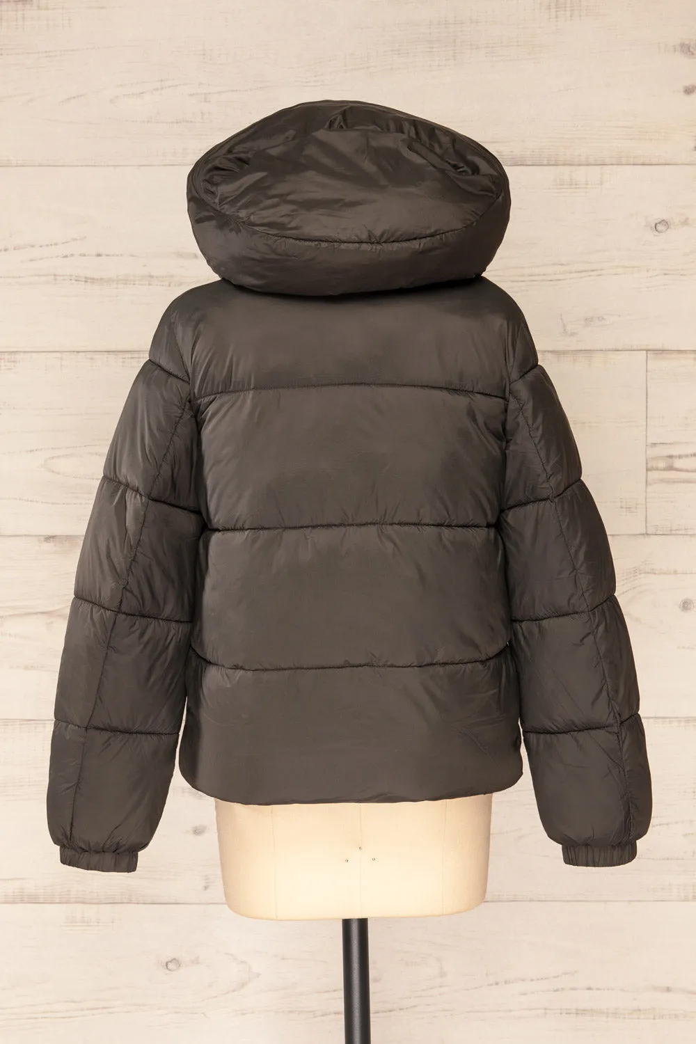 Rasdale Charcoal | Short Puffer Coat