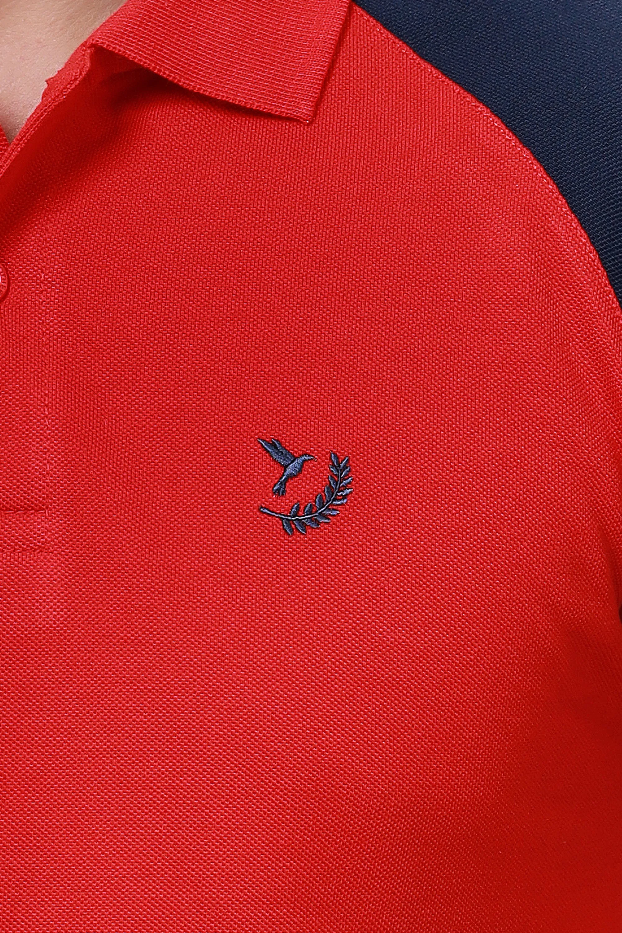 Red Raglan Polo (Plus Size) - S20 - MP0027P