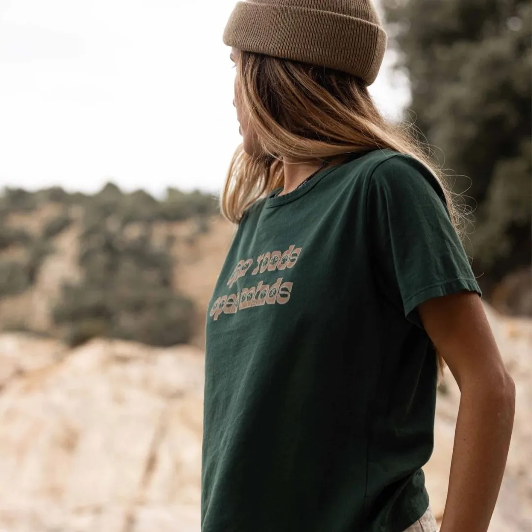 Roark Womens Open Roads Everyday Premium T-Shirt - Emerald
