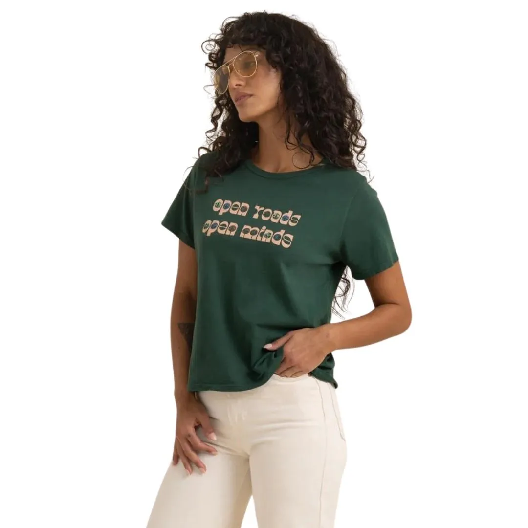 Roark Womens Open Roads Everyday Premium T-Shirt - Emerald