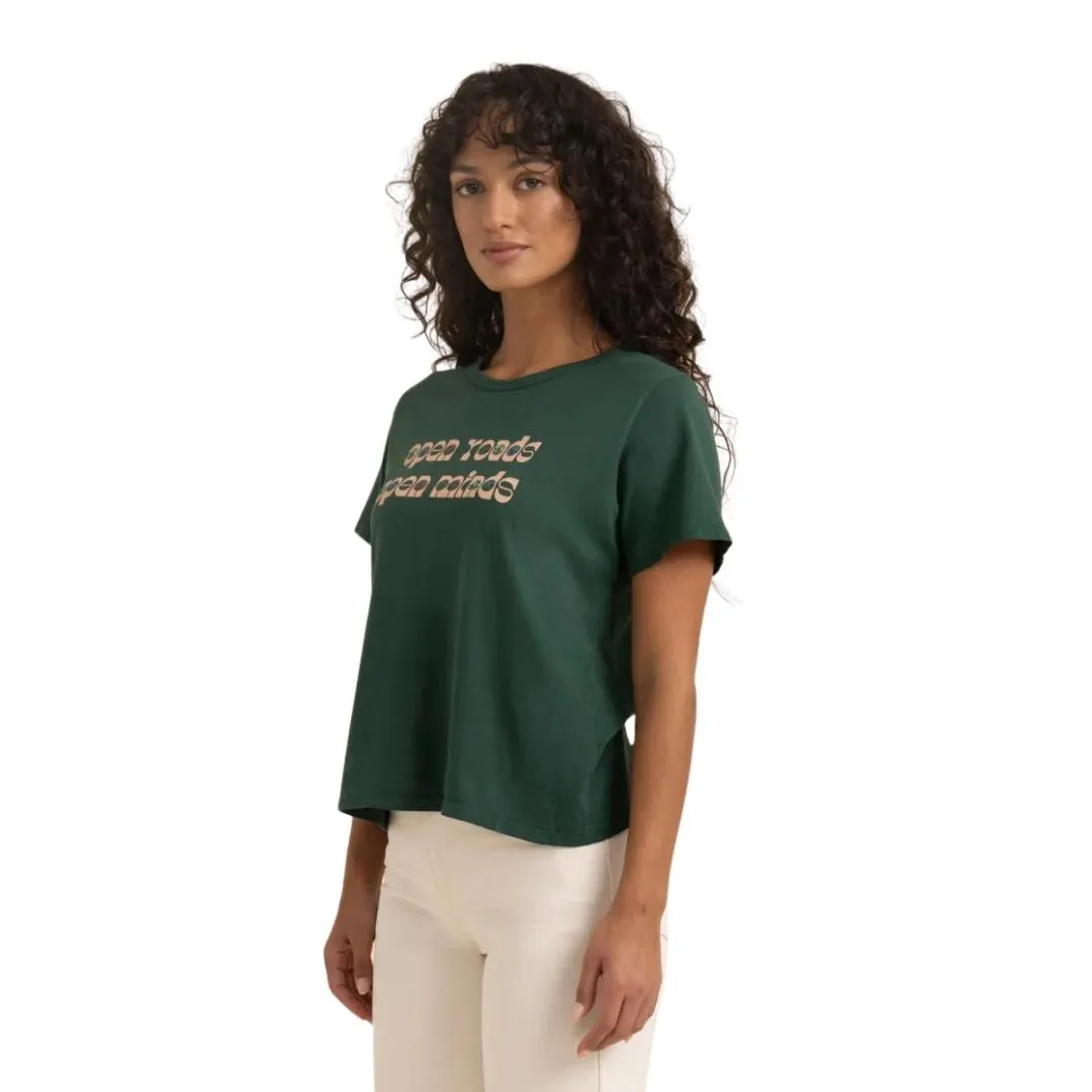 Roark Womens Open Roads Everyday Premium T-Shirt - Emerald