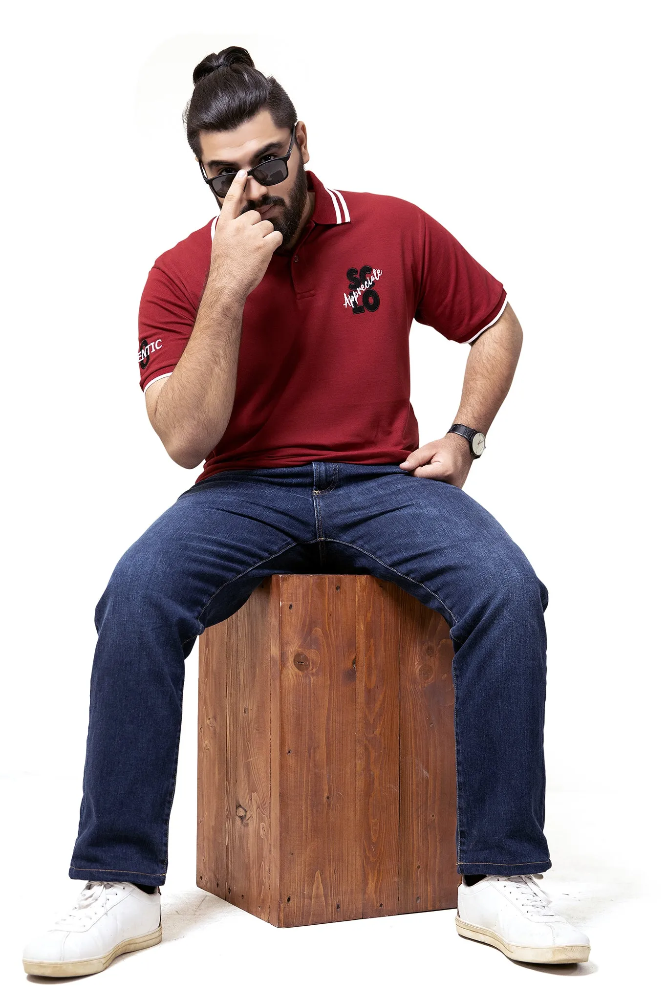 SCLO Maroon Polo (PLUS SIZE)