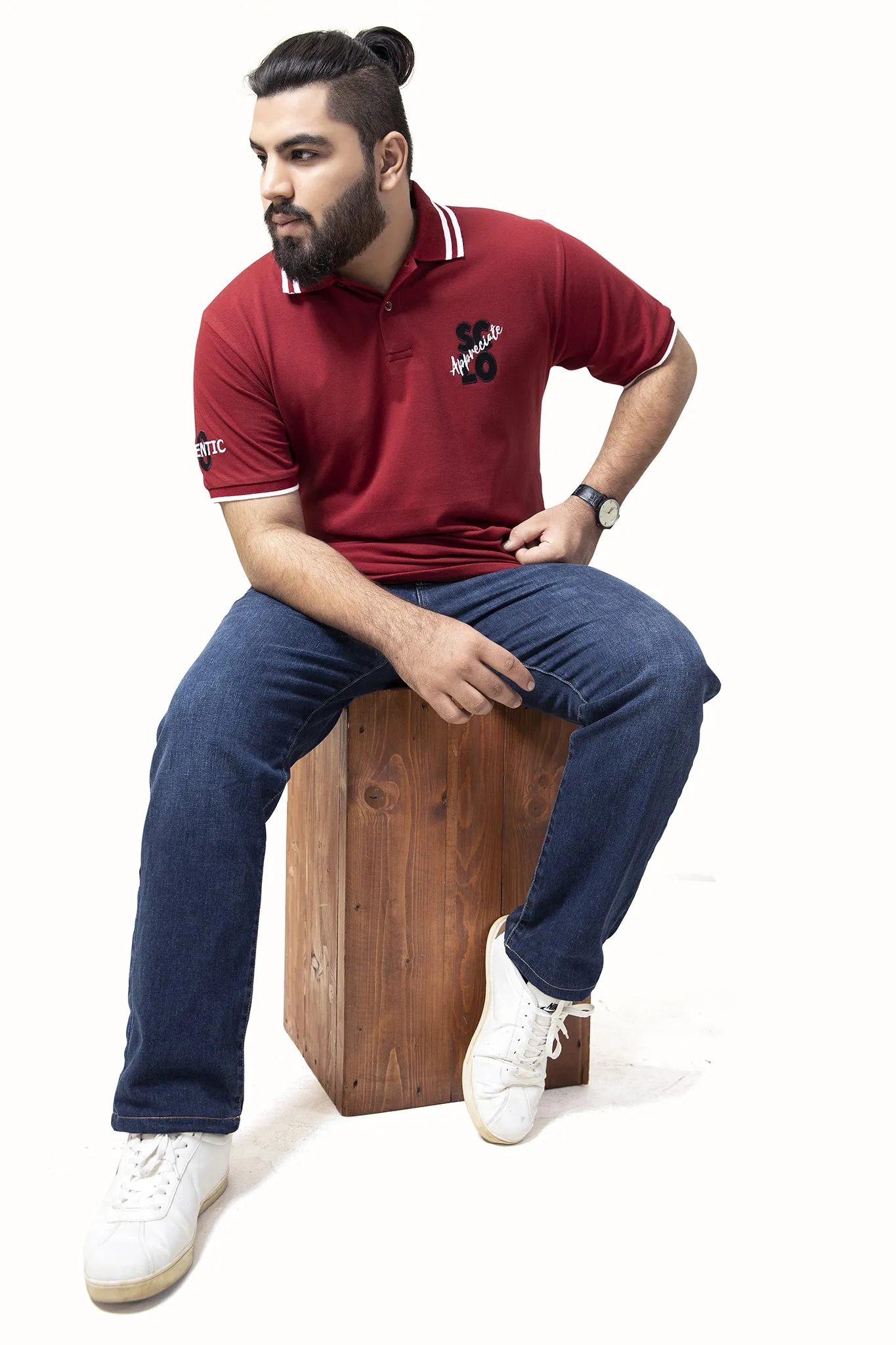 SCLO Maroon Polo (PLUS SIZE)