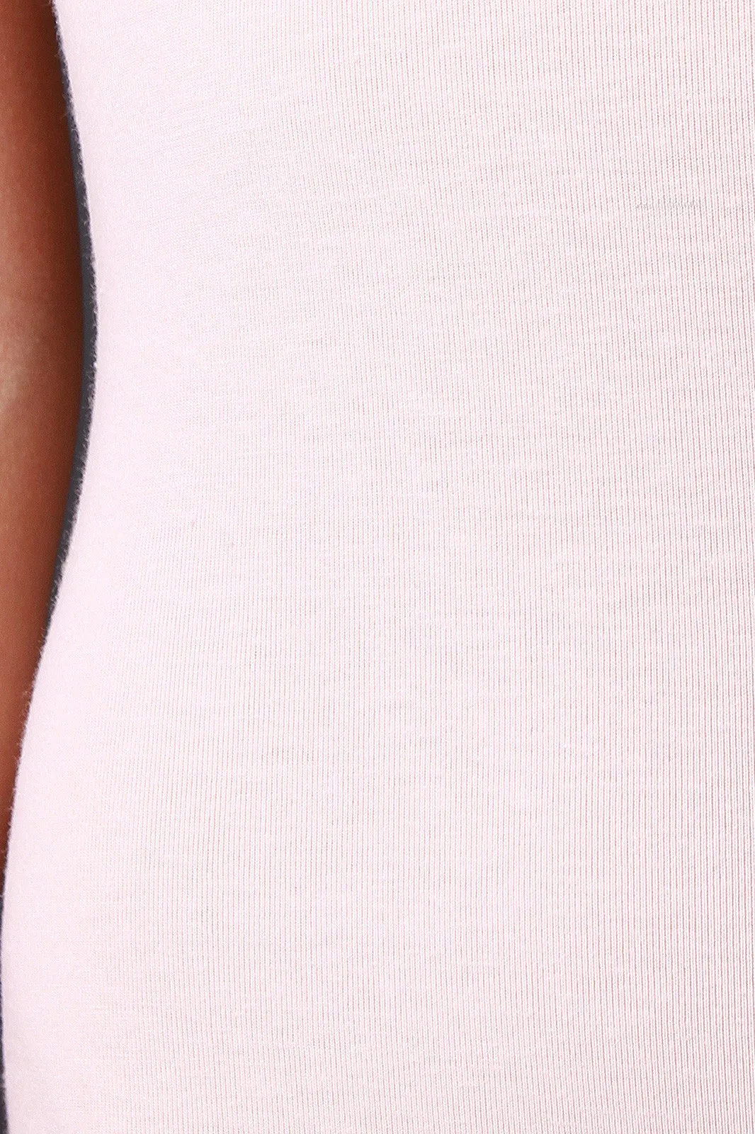 Sleeveless Jersey Knit Leotard Jumpsuit