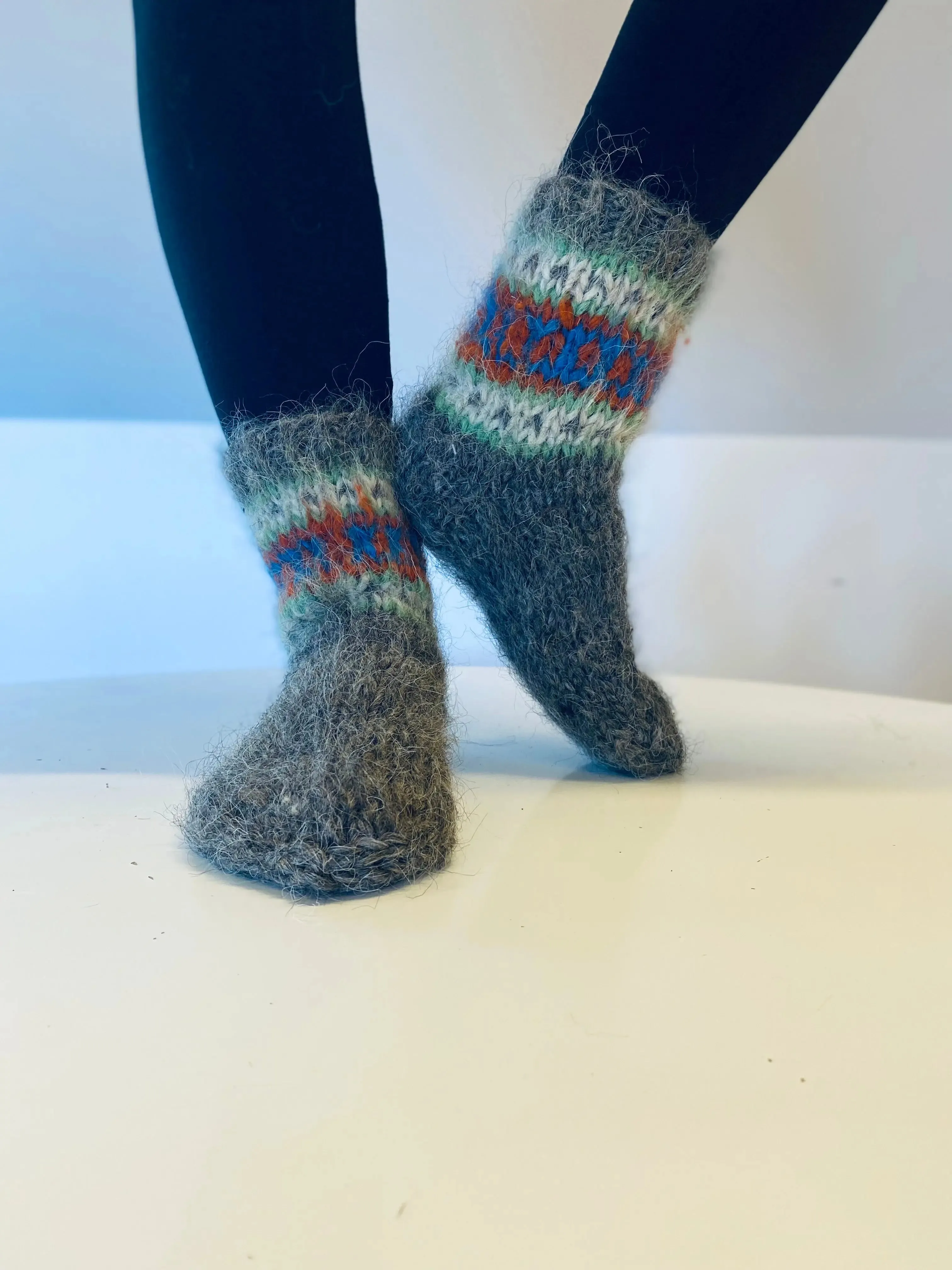 Socks Knitted Wool