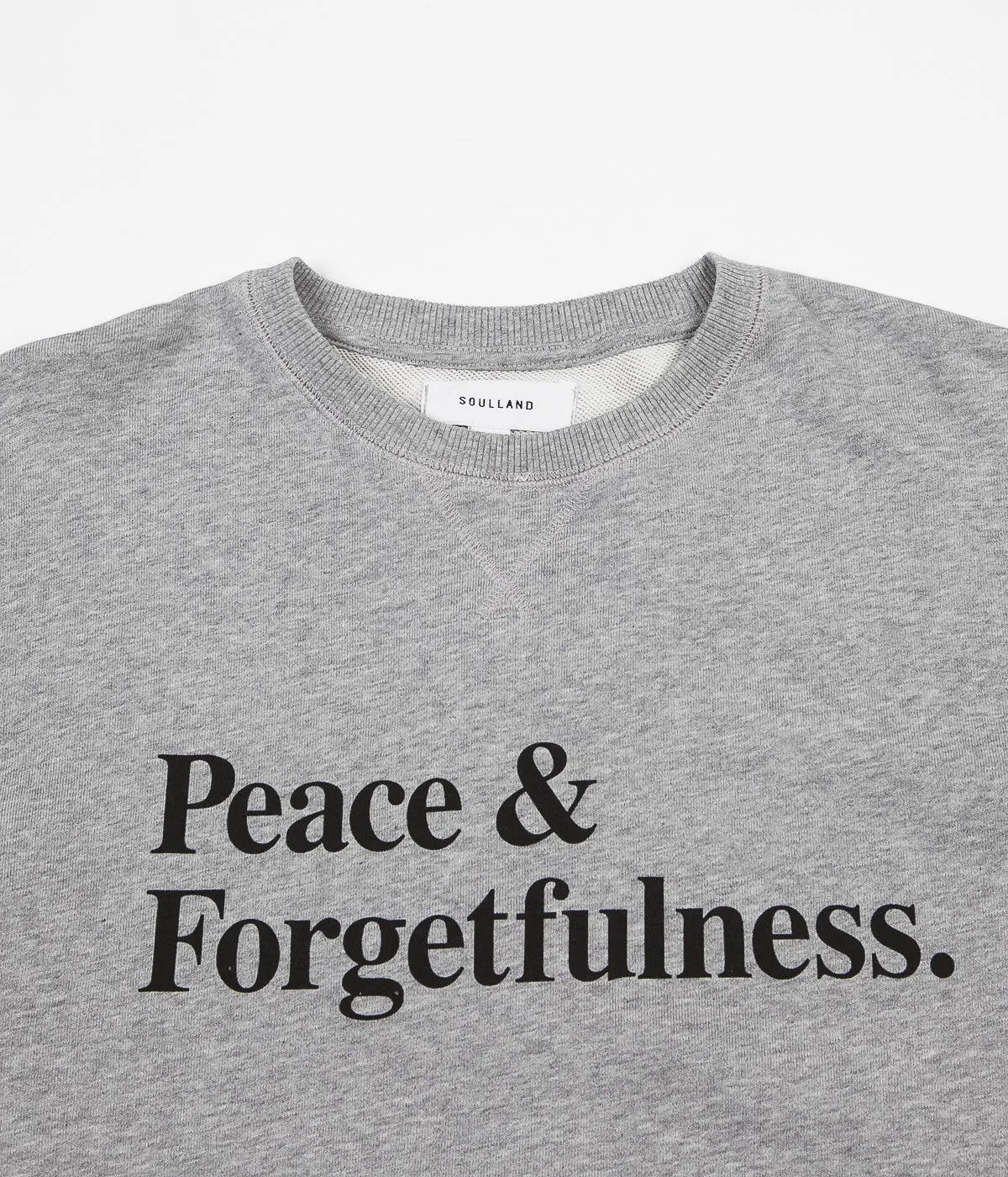 Soulland Omelette Crewneck Sweatshirt - Grey