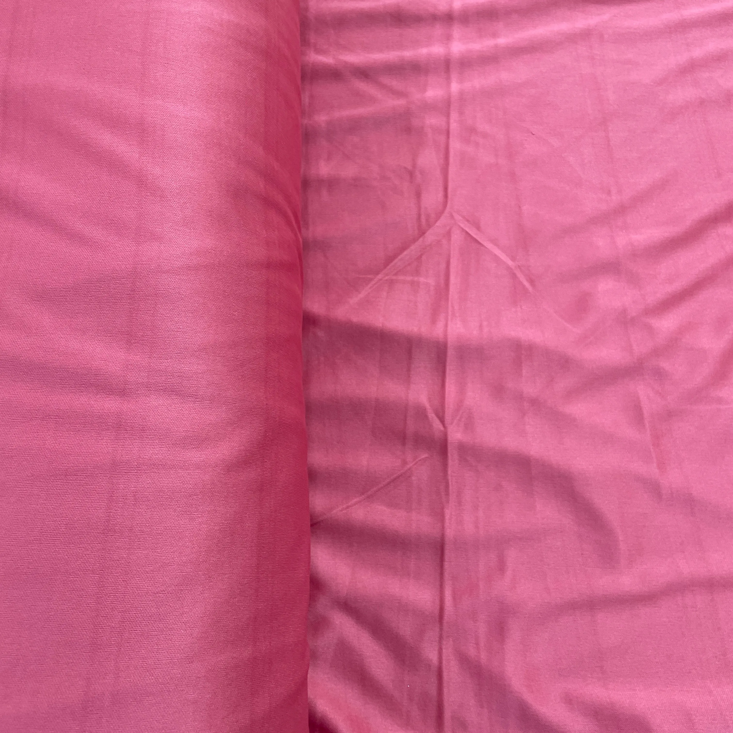 Strawberry Pink Solid Lycra Dyed Fabric