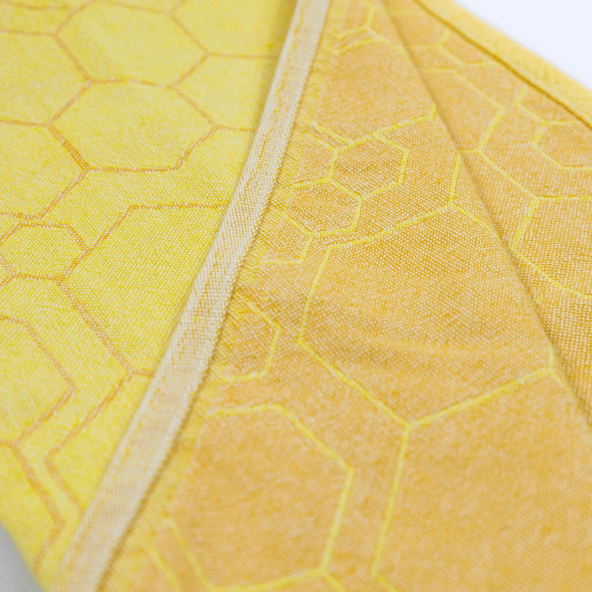 Turkish Cotton Towel Set / Honeycomb in Yellow   Orange
