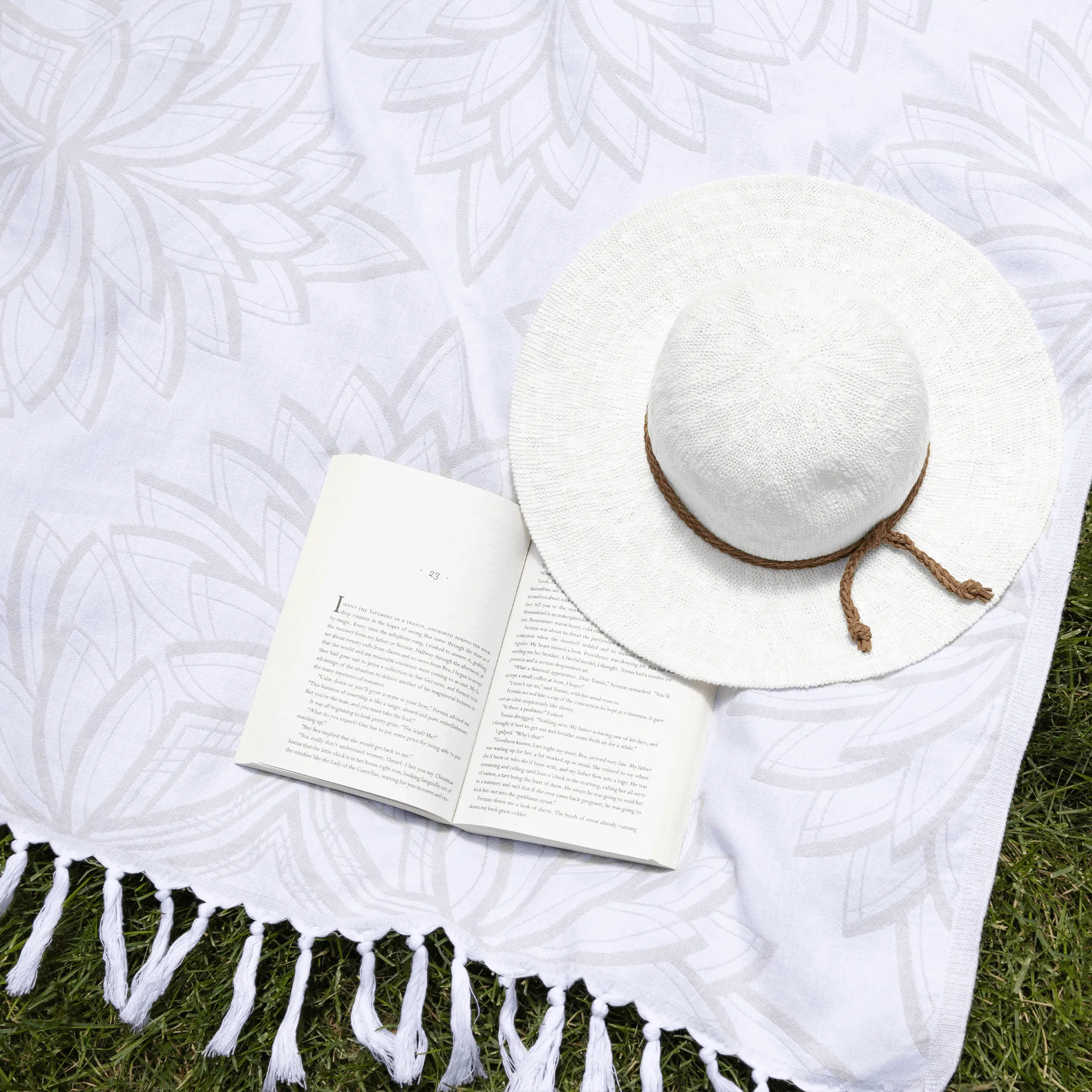 Turkish Cotton Towel Set / Horona in Grey   White