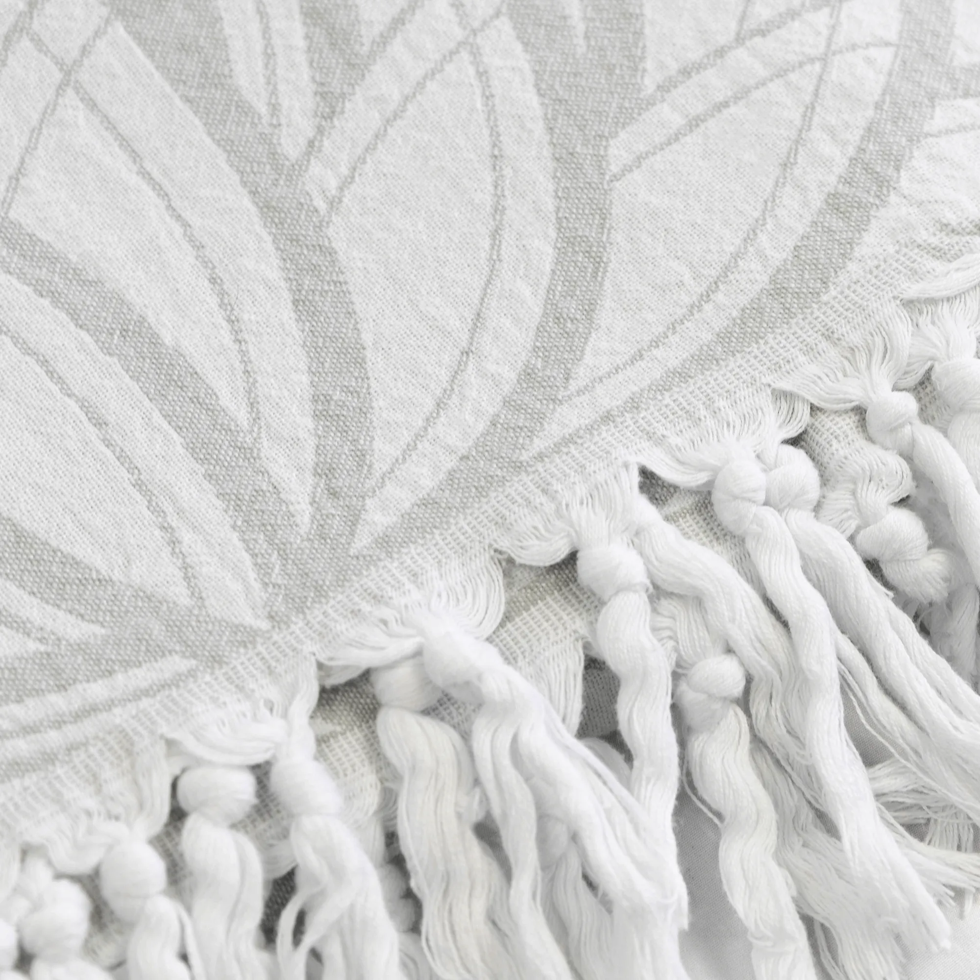 Turkish Cotton Towel Set / Horona in Grey   White