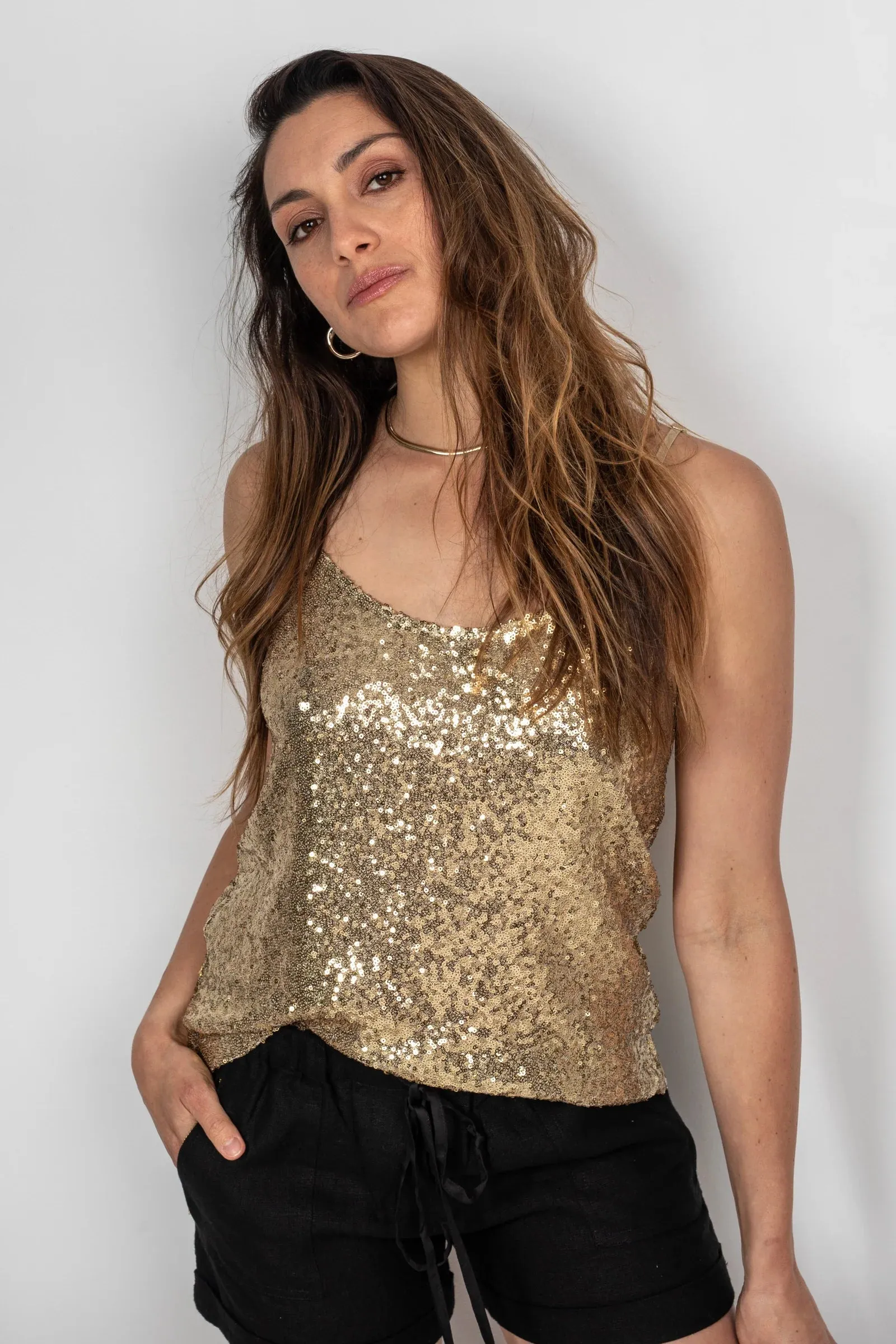 Twinkle Camisole in Champagne (Soft Gold)