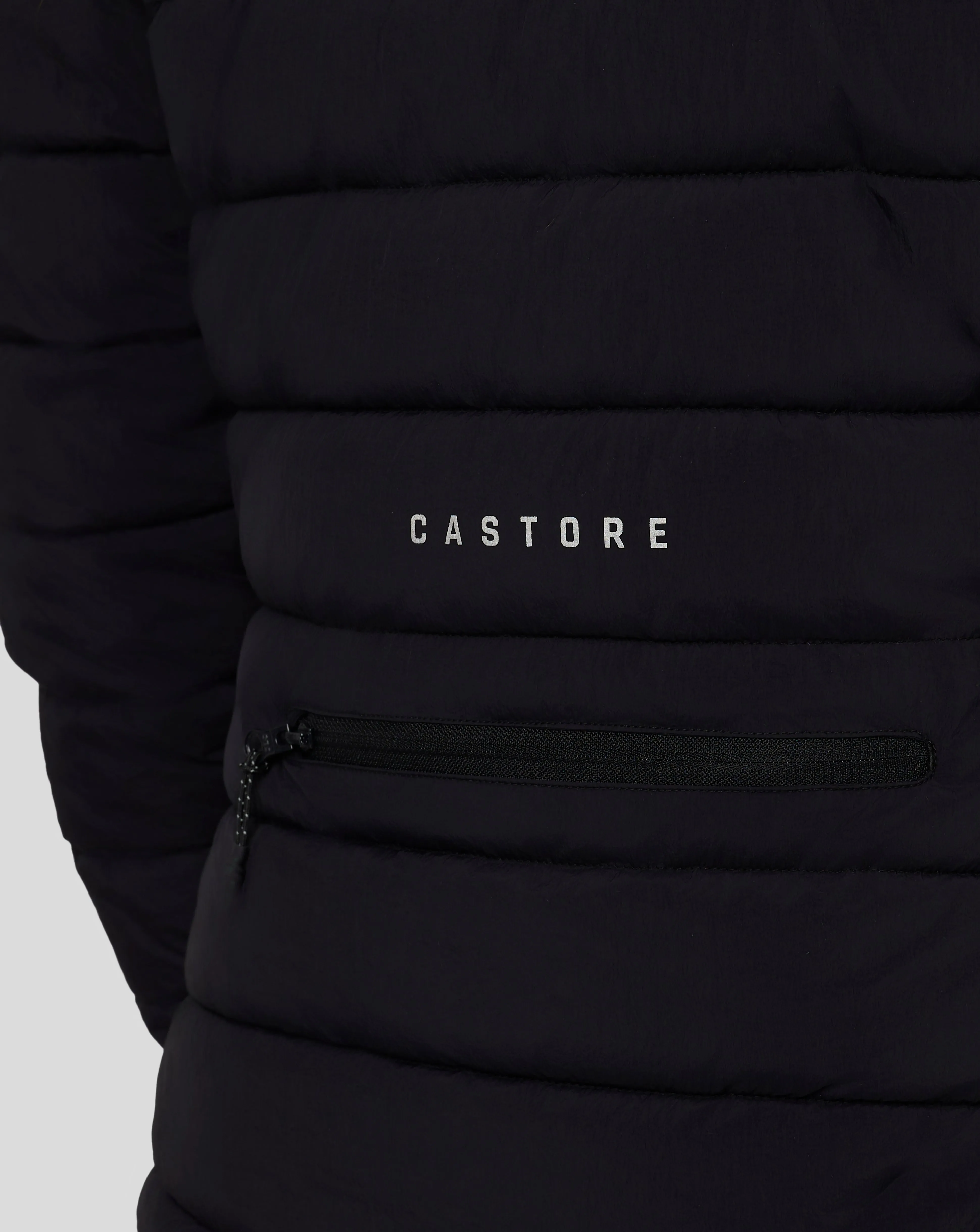 Women’s Travel Packable Quilt Hooded Jacket - Black