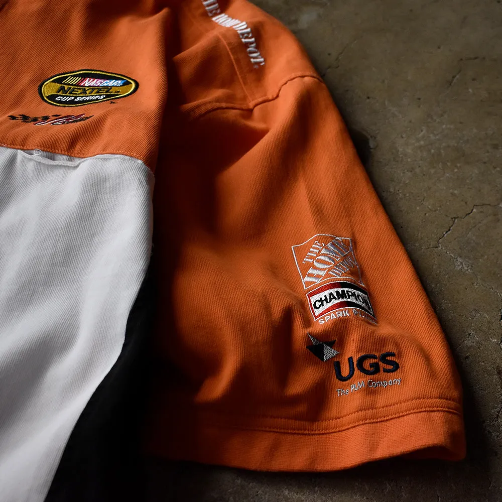 Y2K CHASE authentics コットン ハーフジップ レーシングシャツ 240710