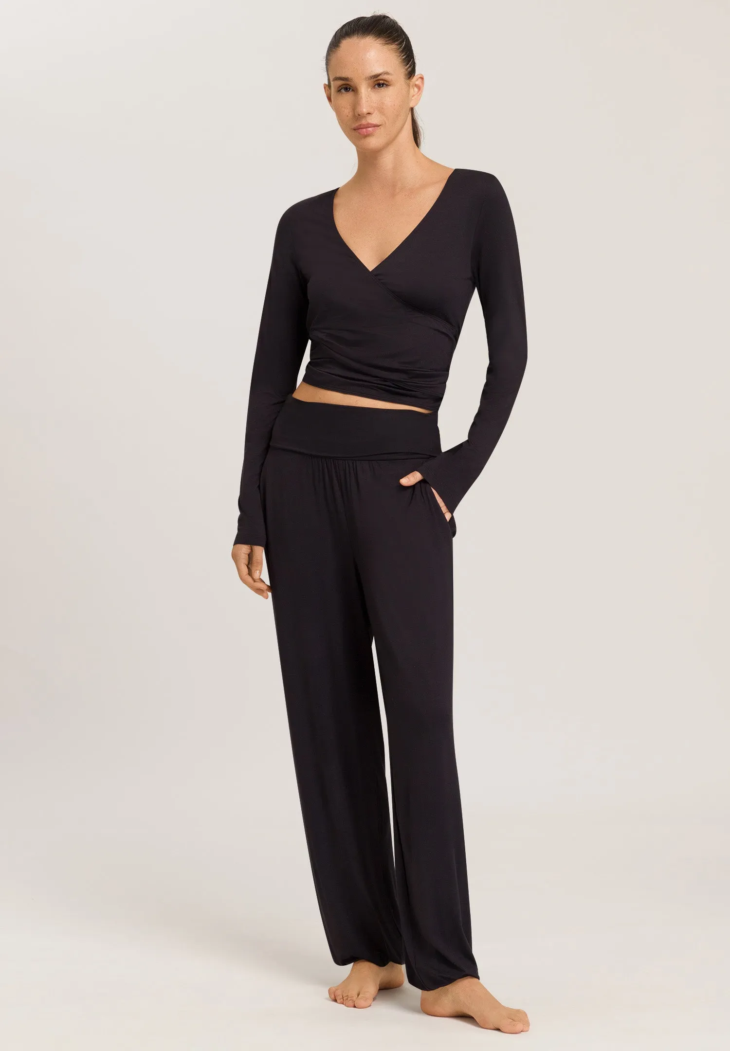 Yoga Wrap Top | Black Beauty 78800-2199