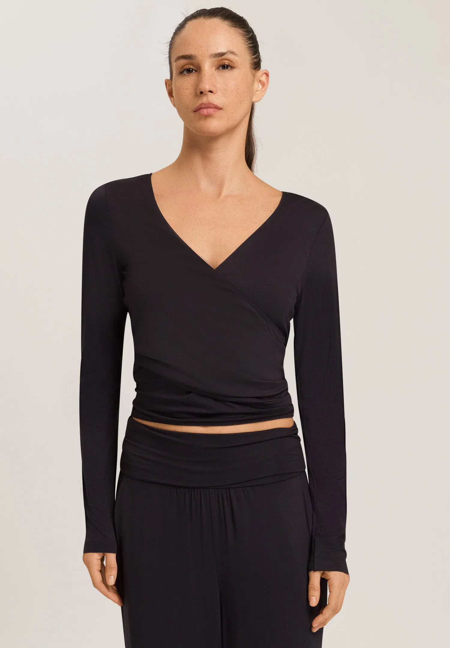 Yoga Wrap Top | Black Beauty 78800-2199