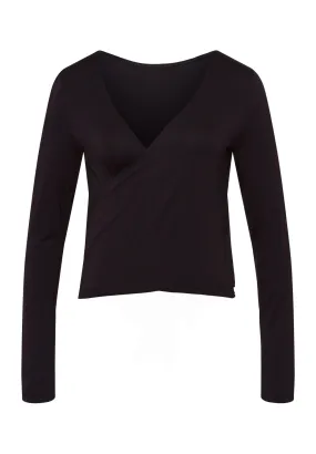 Yoga Wrap Top | Black Beauty 78800-2199